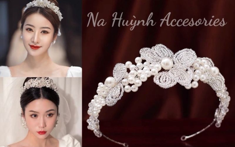 Na Huỳnh Accessories sẵn sàng tư vấn để các cô dâu được phụ kiện cưới phù hợp