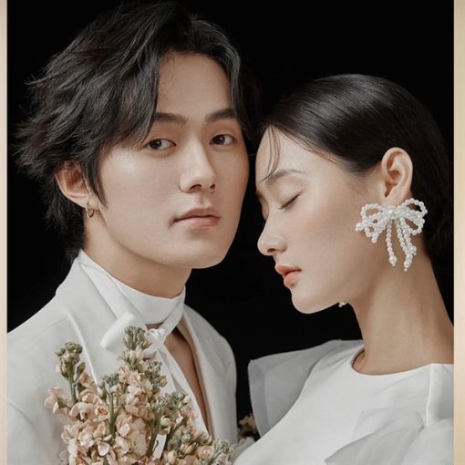 Set Kẹp Nơ Hạt Trai - Hình ảnh 2