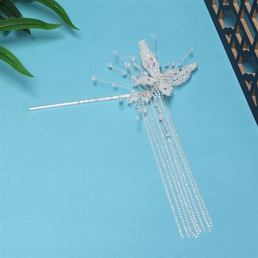 Trâm Hồ Điệp Phale Trắng Tua Rua Đá - Hình ảnh 3