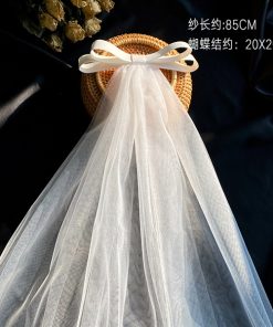 Voan Nơ Trắng 1 Lớp 85cm