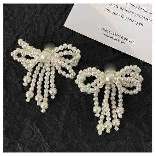Set Kẹp Nơ Hạt Trai - Hình ảnh 5