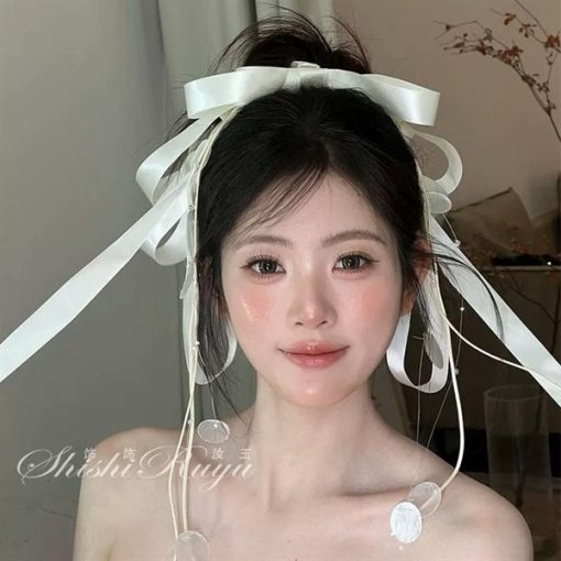 Kẹp Nơ Mix Tua Rua Vỏ Sò - Hình ảnh 2