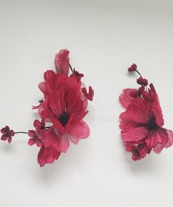 Set Hoa Voan Đỏ