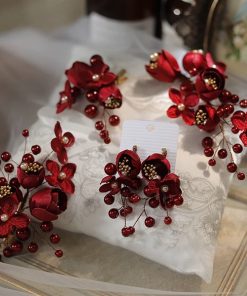 Set 3 Món Kẹp Hoa Kèm Bông Tai