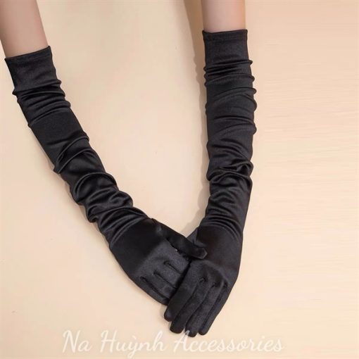 Găng Tay Phi Bóng Satin Trơn - Hình ảnh 3