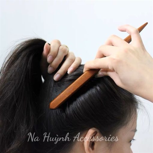 Lược Lông Đánh Rối Cán Gỗ - Hình ảnh 2
