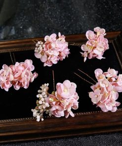 Set 5 Món Trâm Hoa Lụa