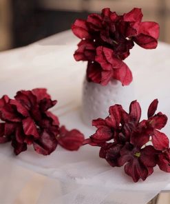 Set 3 Món Trâm Cài Hoa Giấy Màu Đỏ