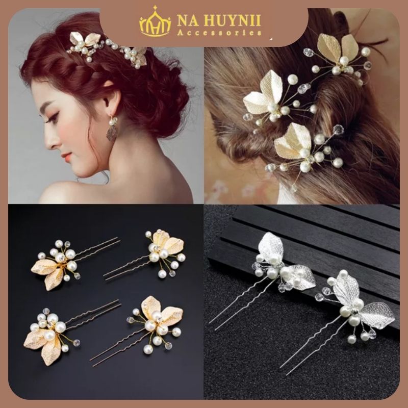 Phụ kiện cài tóc cô dâu giúp các nàng trở nên xinh và tự tin hơn