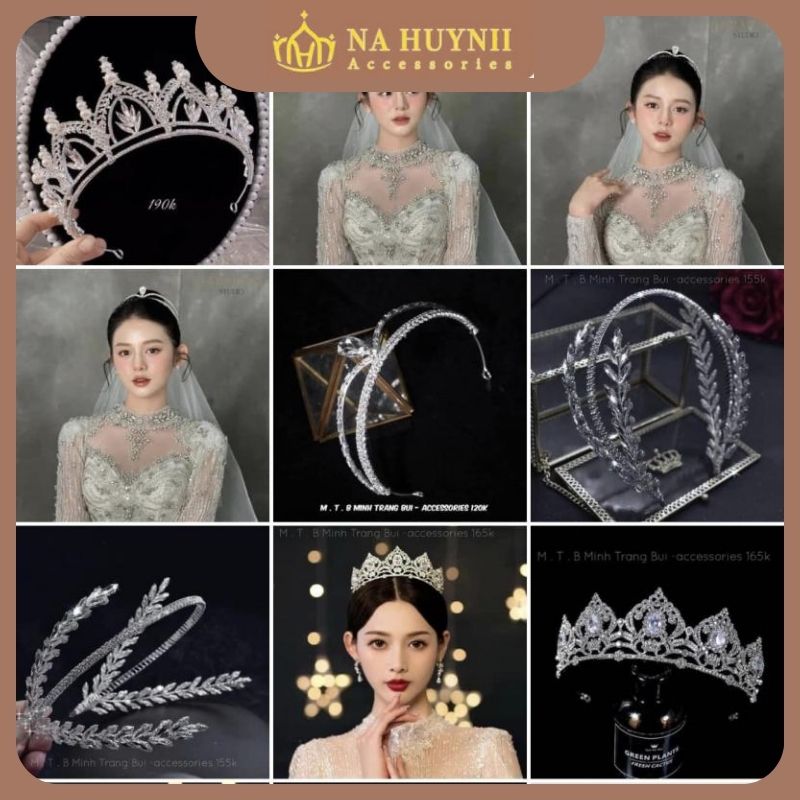 Phụ kiện cưới cho nàng dâu cổ điển, sang trọng