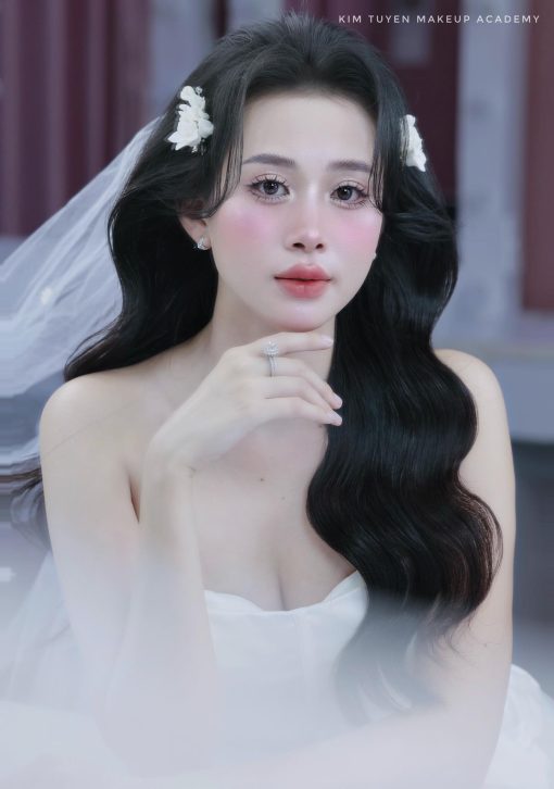 1 Cặp kẹp Hoa Nhí Màu Trắng - - Hình ảnh 7