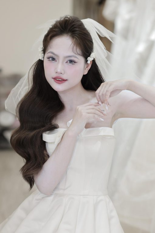 1 Cặp kẹp Hoa Nhí Màu Trắng - - Hình ảnh 13