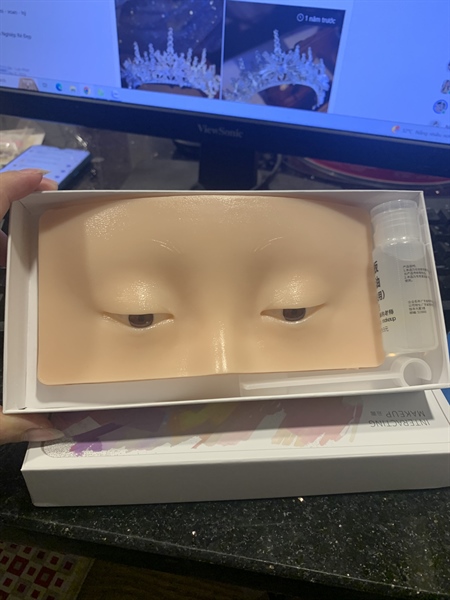 MẶT NẠ TẬP MAKEUP 3D SILICON - Mặt Nạ Nửa Mặt 3D Silicon - Hình ảnh 2
