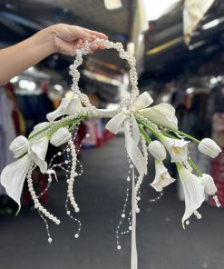 Hoa Cầm Tay Cô Dâu Phụ KIện Chụp Hình Phụ Kiện Cưới - 1