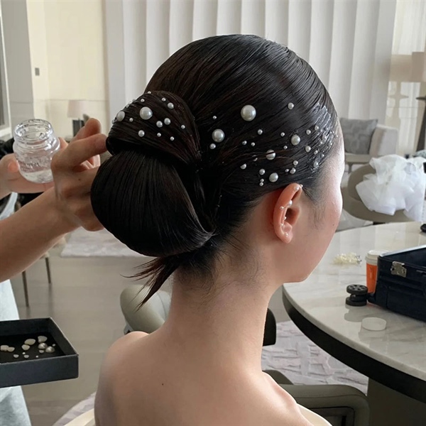 Set Đính Mặt Và Tóc - Hạt Trai - Hình ảnh 5