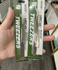 Nhíp - Nhíp Gắn Mi Đầu Bo Cong VETUS Inox