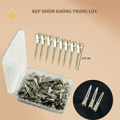 Kẹp Sắt Mỏ Vịt - Size Mini 4,5cm 1 hộp 70 cái