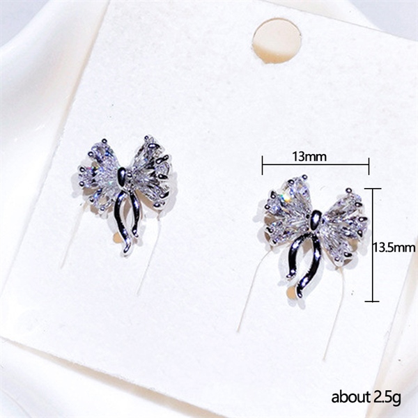 Bông Tai Đá, Bông Tai Cô Dâu, Bông Tai Concept, Phụ Kiện Cưới Cô Dâu - 27 - Hình ảnh 4