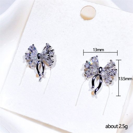 Bông Tai Đá, Bông Tai Cô Dâu, Bông Tai Concept, Phụ Kiện Cưới Cô Dâu - 27 - Hình ảnh 4
