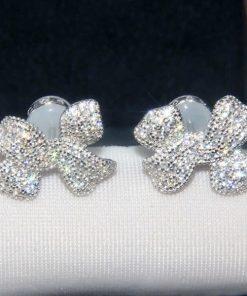 Bông Tai Đá, Bông Tai Cô Dâu, Bông Tai Concept, Phụ Kiện Cưới Cô Dâu - Đá 2