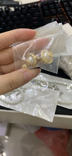 Bông Tai Cô Dâu Đơn Giản Bông Tai Nhỏ - 4 - Hình ảnh 2