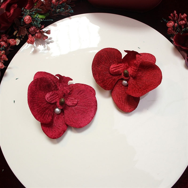 1 Cặp Hoa Lan Hồ Điệp - Đỏ Nhung