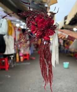 Hoa Cầm Tay Cô Dâu Phụ KIện Chụp Hình Phụ Kiện Cưới - 29