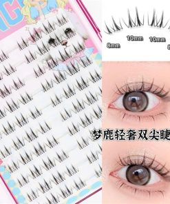 Lông Mi Meng Lu Hộp 5 Cặp - Meng lu cụm