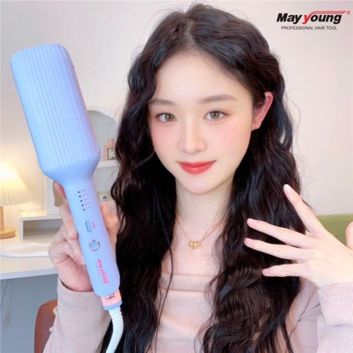 Máy Uốn Sóng Hippie Chuyên Nghiệp Size 32mm, Máy Chính Hãng May Young Cao Cấp - - Hình ảnh 3