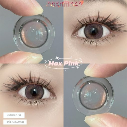 Contact Lens Dreamoon Chính Hãng, Lens Douyin Đủ Màu - Pink Max