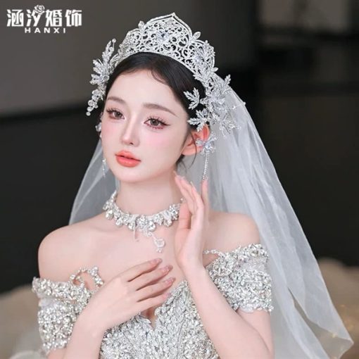 Bông Tai Đá To Cao Cấp, Bông Tai Concept - Hồ Điệp Phale Tua Rua - Hình ảnh 3