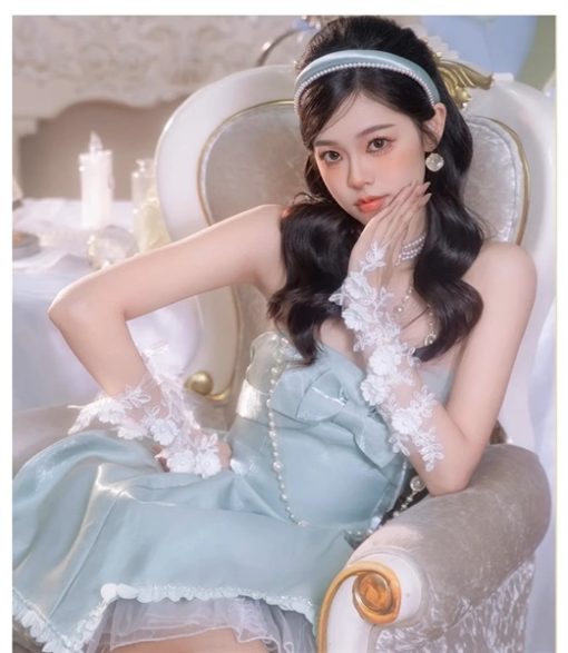 Găng Tay Hoa Ren 30cm - - Hình ảnh 5