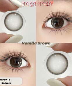 Contact Lens Dreamoon Chính Hãng, Lens Douyin Màu Brown - Vanila