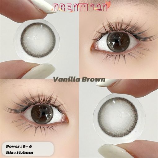 Contact Lens Dreamoon Chính Hãng, Lens Douyin Màu Brown - Vanila