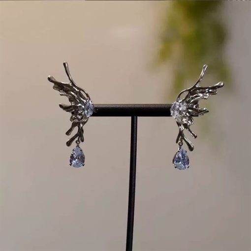 Bông Tai Vành Tai - Hồ Điệp Đính Đá Zircon