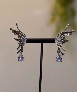 Bông Tai Vành Tai - Hồ Điệp Đính Đá Zircon