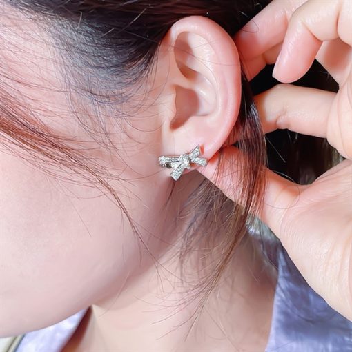 Bông Tai Đá, Bông Tai Cô Dâu, Bông Tai Concept, Phụ Kiện Cưới Cô Dâu - 26 - Hình ảnh 2