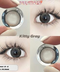 Contact Lens Dreamoon Chính Hãng, Lens Douyin Màu Gray - Kitty Gray