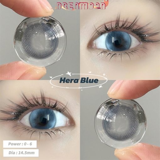 Contact Lens Dreamoon Chính Hãng, Lens Douyin Đủ Màu - Blue Hera