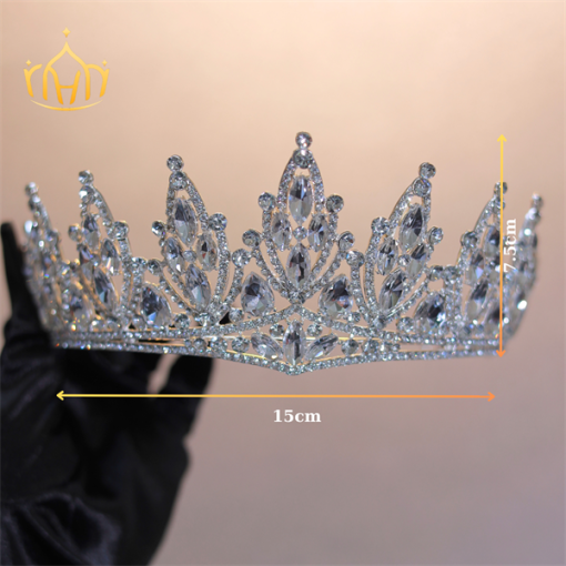VƯƠNG MIỆN CÔ DÂU STYLE HÀN QUỐC ĐÍNH ĐÁ - - Hình ảnh 3