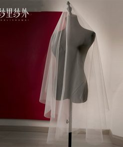 Voan Trơn 1 Lớp , Voan Lúp Cô Dâu Màu Trắng - 2m x 1.5m không cài
