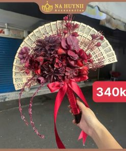 Hoa Cầm Tay Cô Dâu Phụ KIện Chụp Hình Phụ Kiện Cưới - 25