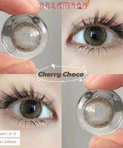 Contact Lens Dreamoon Chính Hãng, Lens Douyin Màu Brown - Cherry Choco