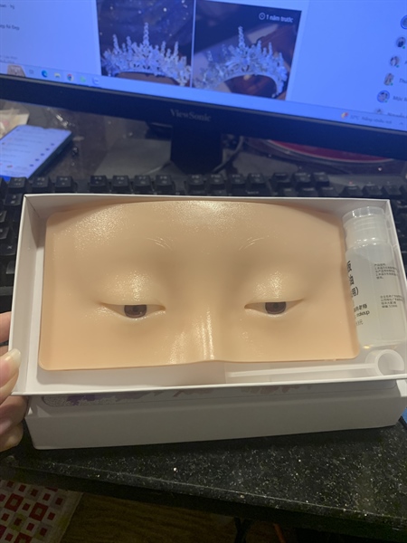 MẶT NẠ TẬP MAKEUP 3D SILICON - Mặt Nạ Nửa Mặt 3D Silicon