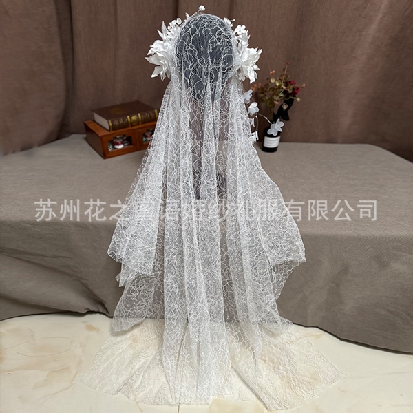 VOAN REN TRẮNG 1 LỚP 80CM PHỤ KIỆN CÔ DÂU PHỤ KIỆN CHỤP HÌNH -