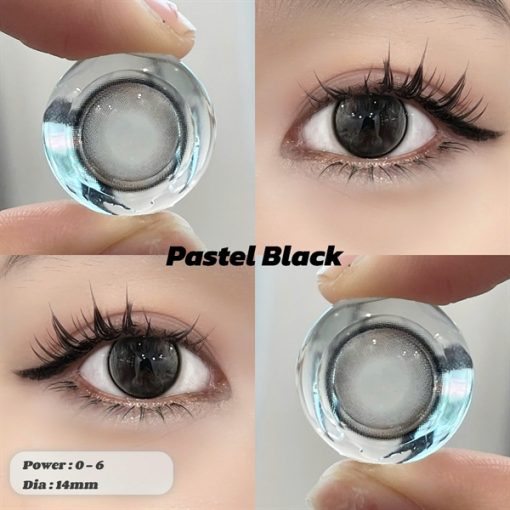 Contact Lens Dreamoon Chính Hãng, Lens Douyin Đủ Màu - pastel black