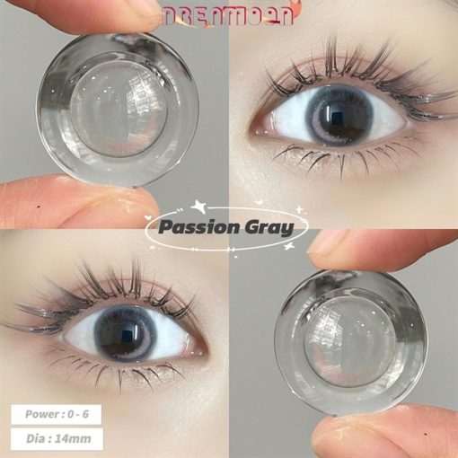 Contact Lens Dreamoon Chính Hãng, Lens Douyin Màu Gray - Passion