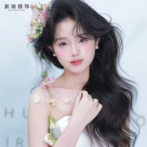 Kẹp Hoa Rơi - Hồng