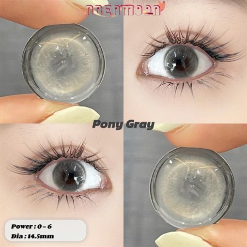 Contact Lens Dreamoon Chính Hãng, Lens Douyin Màu Gray - pony gray