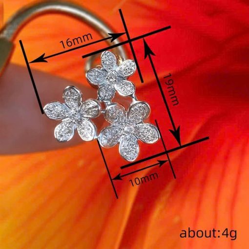 Bông Tai Đá, Bông Tai Cô Dâu, Bông Tai Concept, Phụ Kiện Cưới Cô Dâu - Đá 4 - Hình ảnh 2